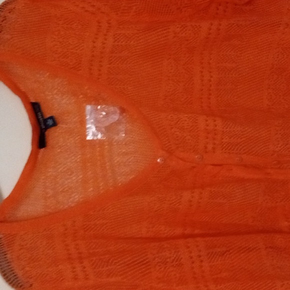 3/$50 ❤️ Denim 24/7 New Peach Shrug Size 30/32W - Picture 2 of 8